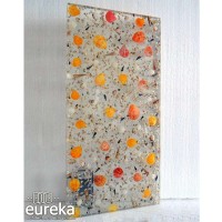 Natural Sandwich Material Laminated Acrylic Plastic Resin Board Decorative 3D Wall Panels